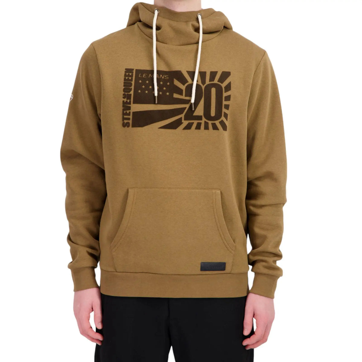 STEVE MCQUEEN X LE MANS | HOODIE FULL ZIP RACING 2.0 - OFF WHITE