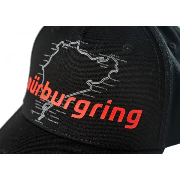 Nürburgring Casquette Racetrack Noir | Cars and Me