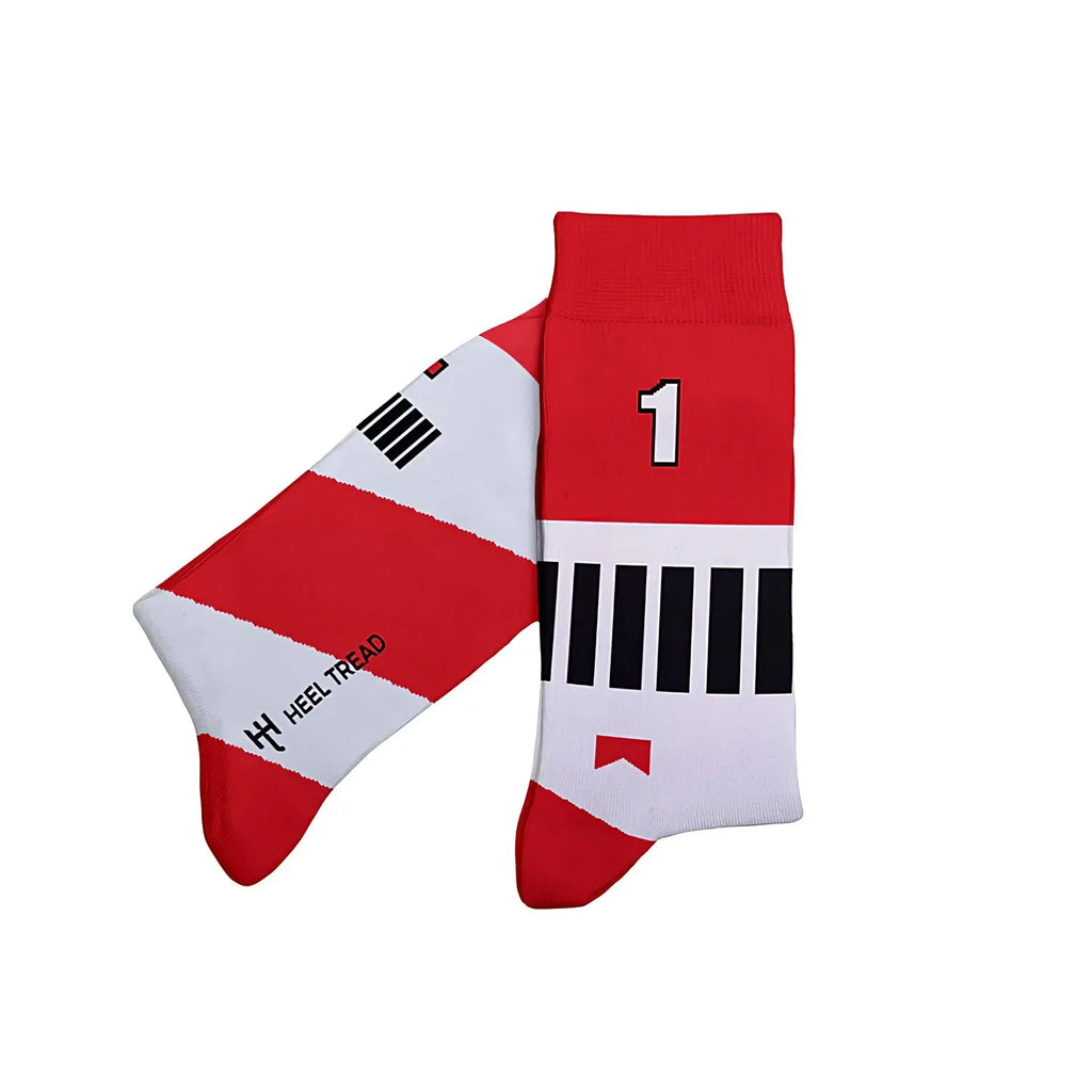 Heel Tread Chaussettes MaclLaren MP4/6 Rouge | Cars and Me