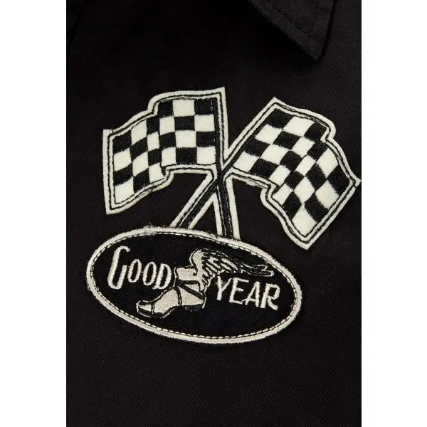 Goodyear Chemise manches courtes Shinrock Noir | Cars and Me
