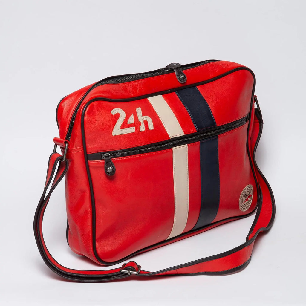 24H Le Mans Sac Messager Rouge Brillant | Cars and Me