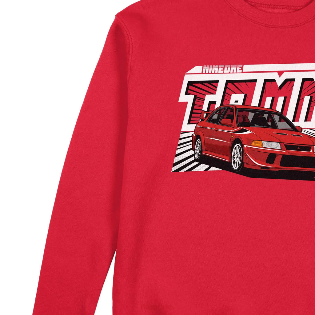 Nineone Sweat Tommi6 Rouge | Cars and Me