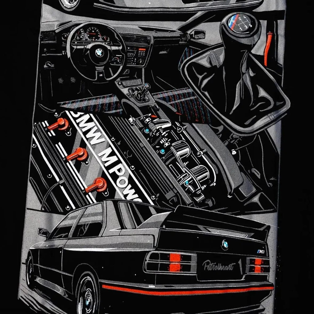 Petrolheart T-Shirt Motorsport Noir | Cars and Me