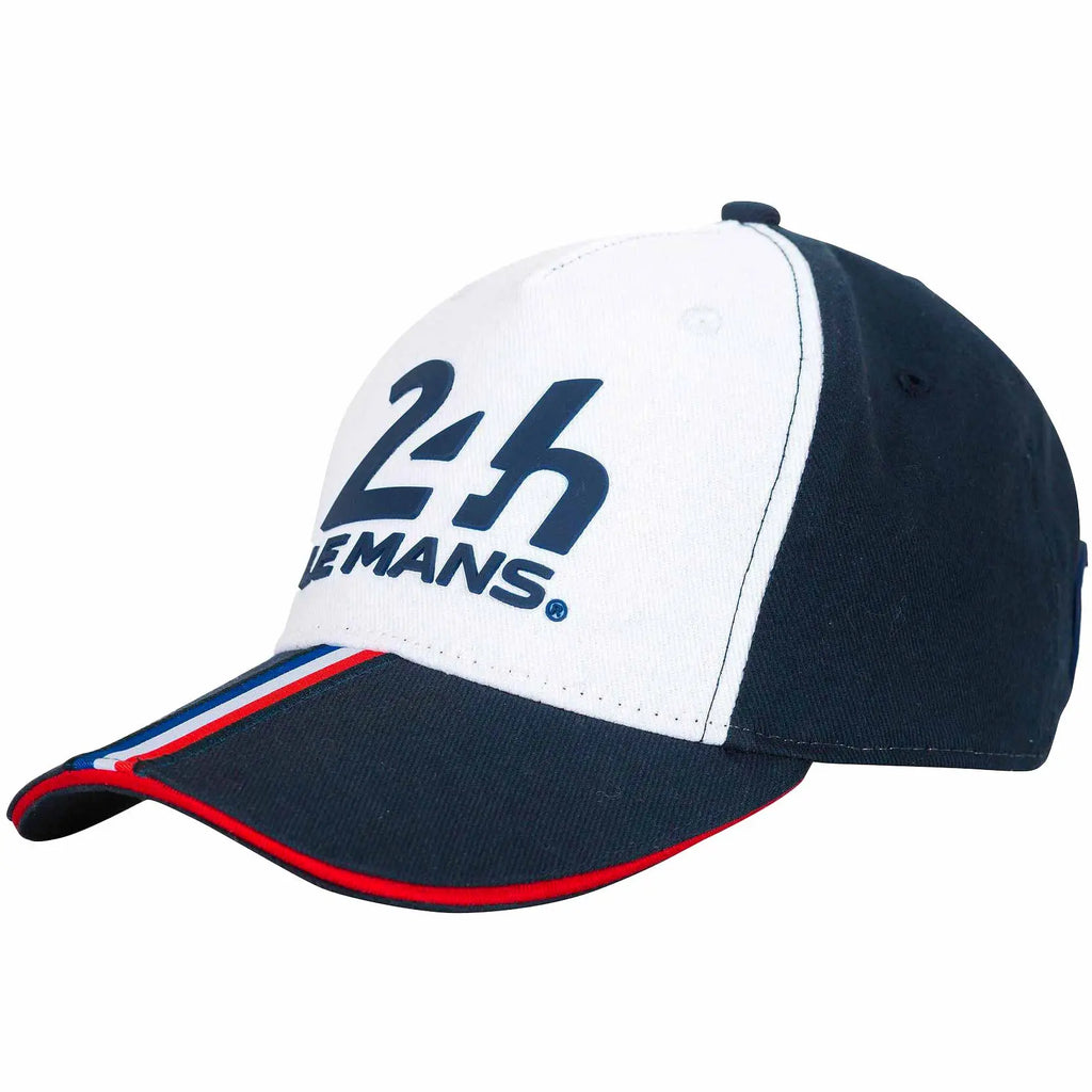 24H Le Mans Casquette Drapeau Bleu, Blanc et Rouge | Cars and Me