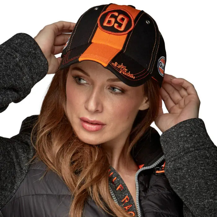 Casquette 69 Noir et Orange Grand Prix Originals carsandme.com