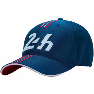 24H Le Mans Casquette Stripes 24H Bleu | Cars and Me