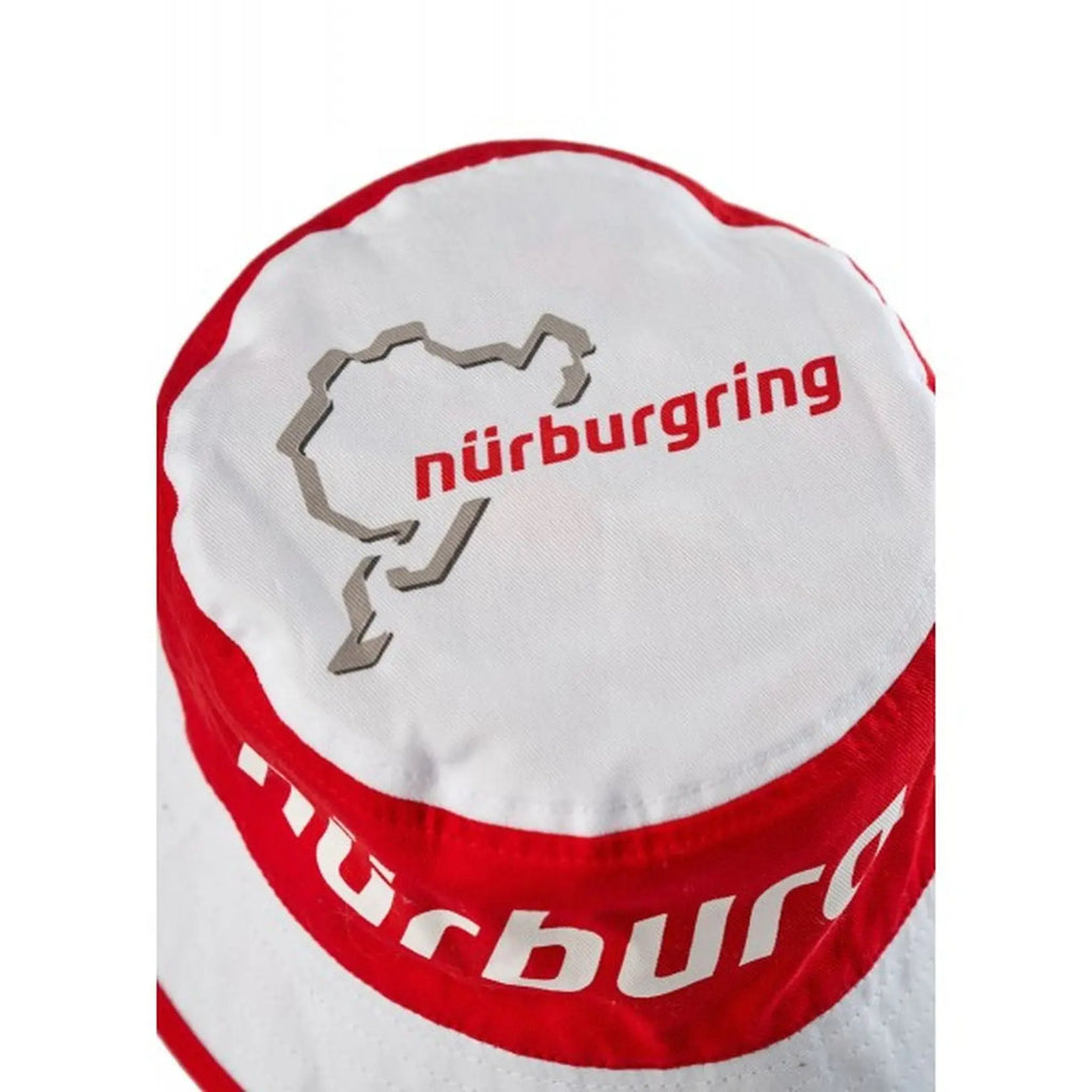 Nürburgring Chapeau Réversible Rouge et Blanc | Cars and Me