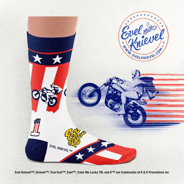 Chaussettes Evel Knievel Heel Tread carsandme.com