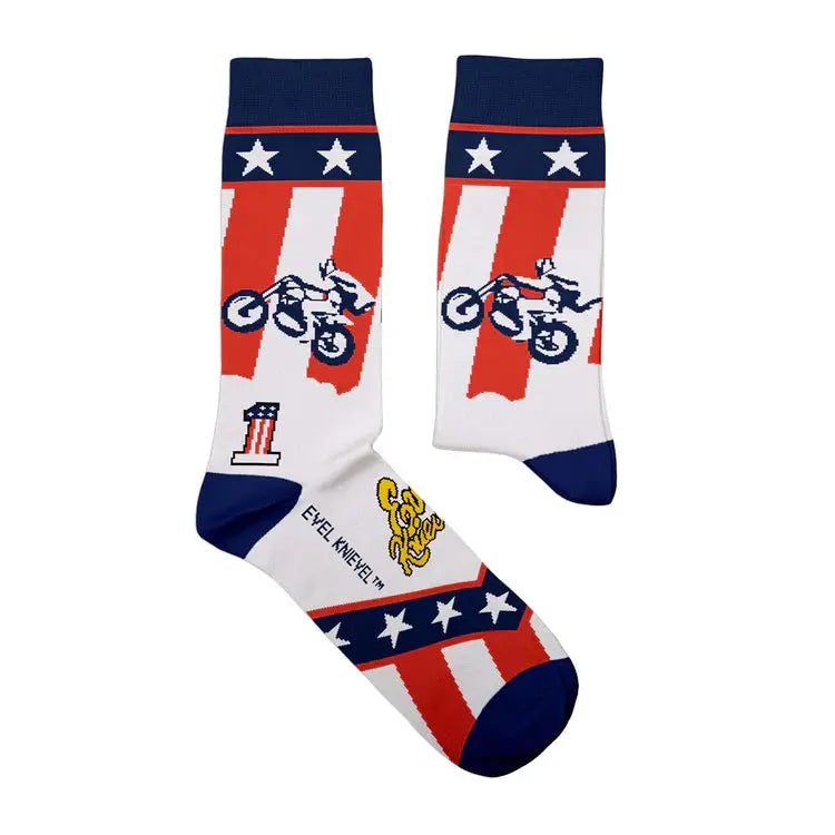 Chaussettes Evel Knievel Heel Tread carsandme.com