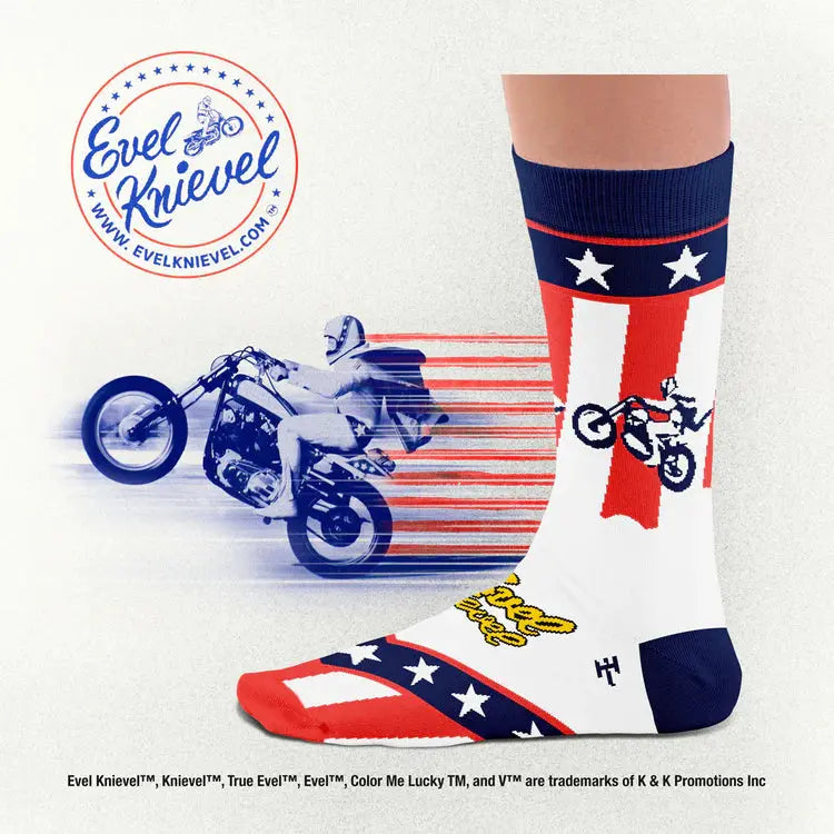 Chaussettes Evel Knievel Heel Tread carsandme.com
