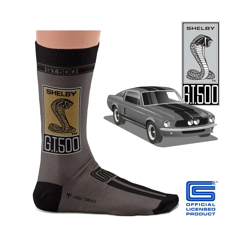 Chaussettes GT500 Shelby Heel Tread carsandme.com