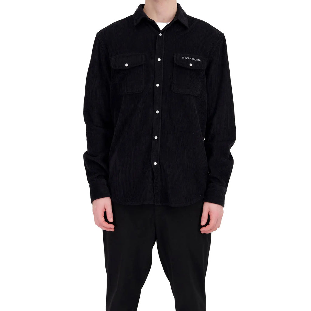 Chemise Corduroy Noir Grand Prix Originals carsandme.com