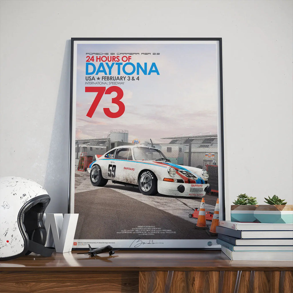 Poster Porsche 911 carrera 2.8 RSR Stand – Edition Limitée Exclusive Edition carsandme.com