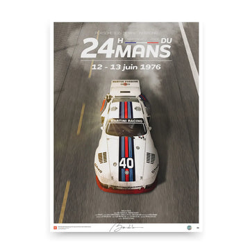 Poster Porsche 935/76 Face - Edition Limitée Exclusive Edition carsandme.com