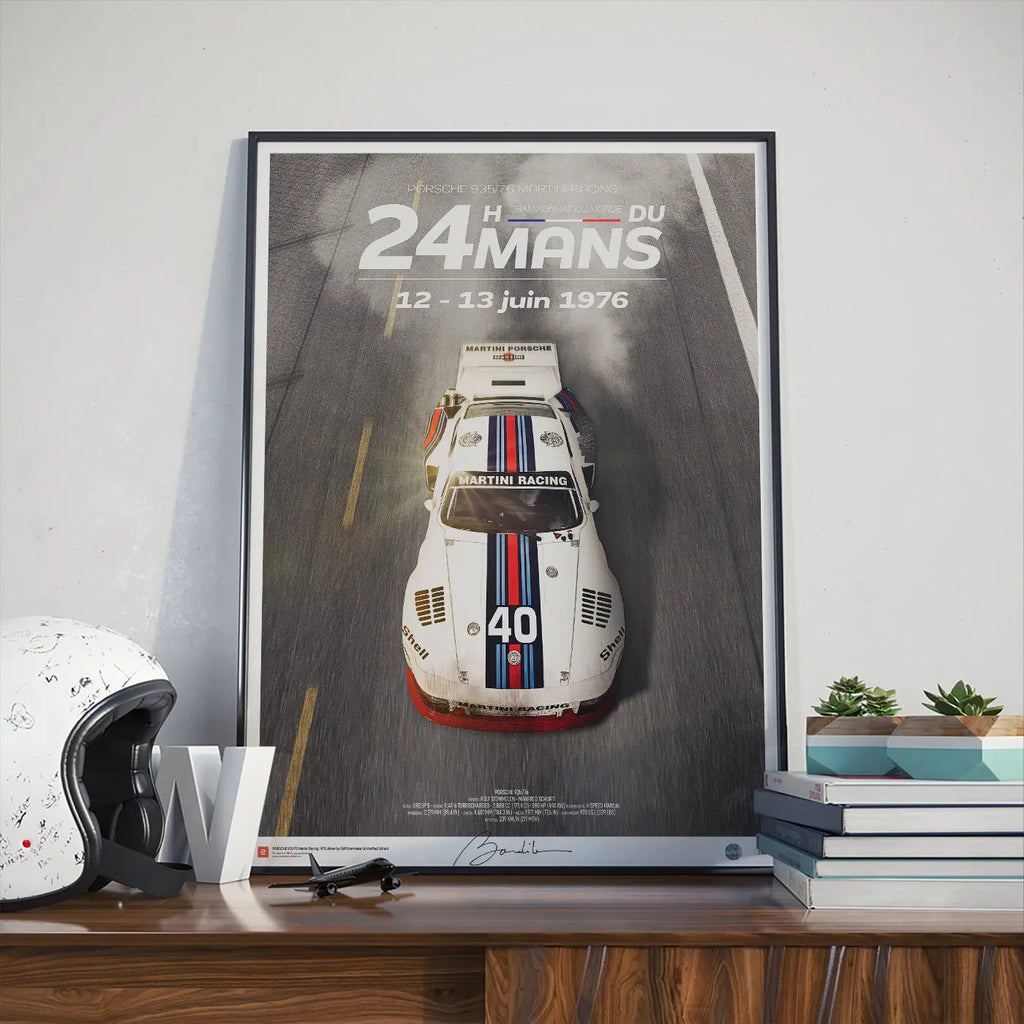 Poster Porsche 935/76 Face - Edition Limitée Exclusive Edition carsandme.com