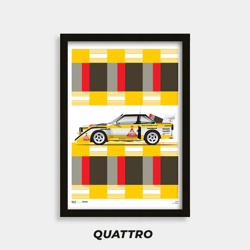 Poster Quattro Heel Tread carsandme.com