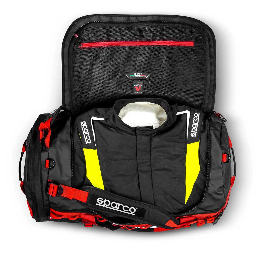 Sac Dakar L Noir/Rouge Sparco carsandme.com