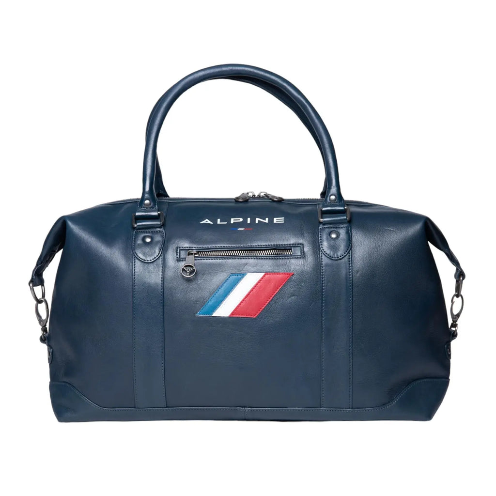 Sac De Voyage En Cuir Alpine A110 48h Bleu Royal Classic Legend Motors carsandme.com