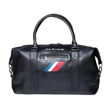 Sac De Voyage En Cuir Alpine A110 48h Noir Classic Legend Motors carsandme.com