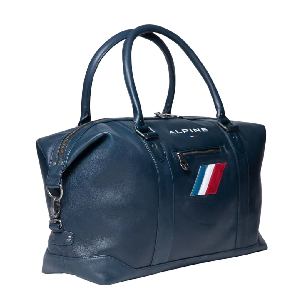 Sac De Voyage En Cuir Alpine A310 72h Bleu Royal Classic Legend Motors carsandme.com