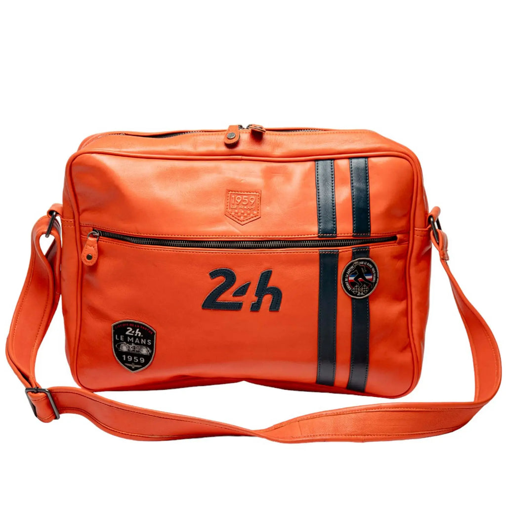 Sac Messager 24H Le Mans Raoul Orange Classic Legend Motors carsandme.com