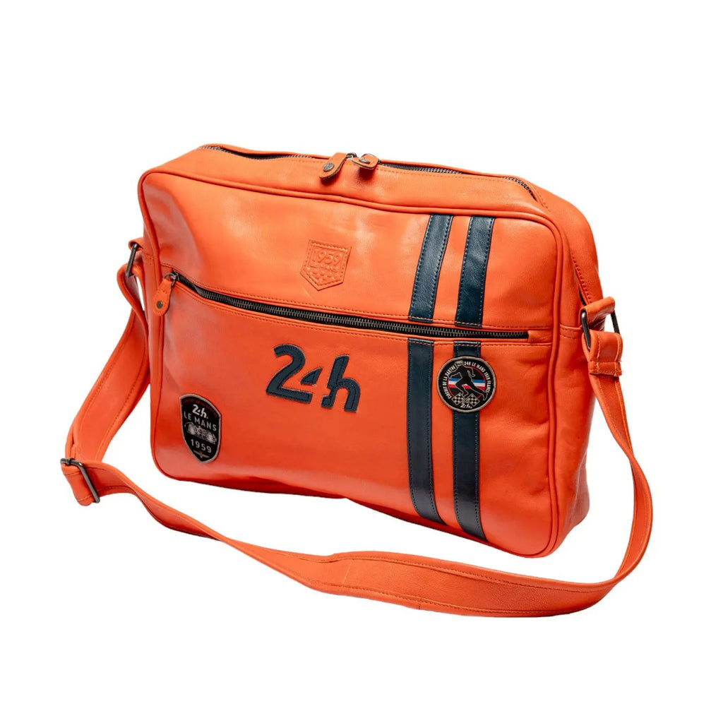 Sac Messager 24H Le Mans Raoul Orange Classic Legend Motors carsandme.com