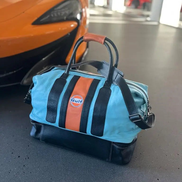 Sac de Voyage Gulf Bleu Ciel Grand Prix Originals carsandme.com