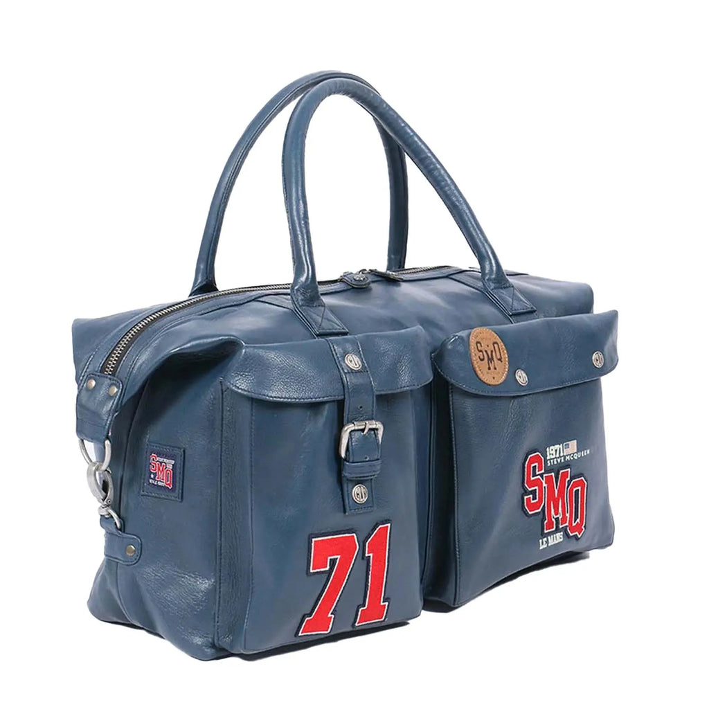 Sac de Voyage Stahler 48H Bleu - Steve McQueen X Le Mans| Cars and Me