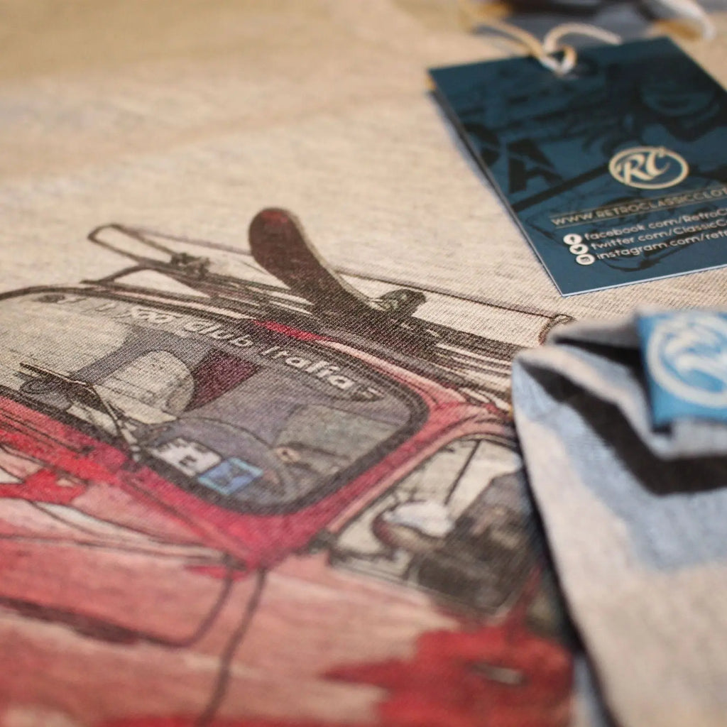 T-Shirt 1965 Fiat 500 Retro Classic carsandme.com