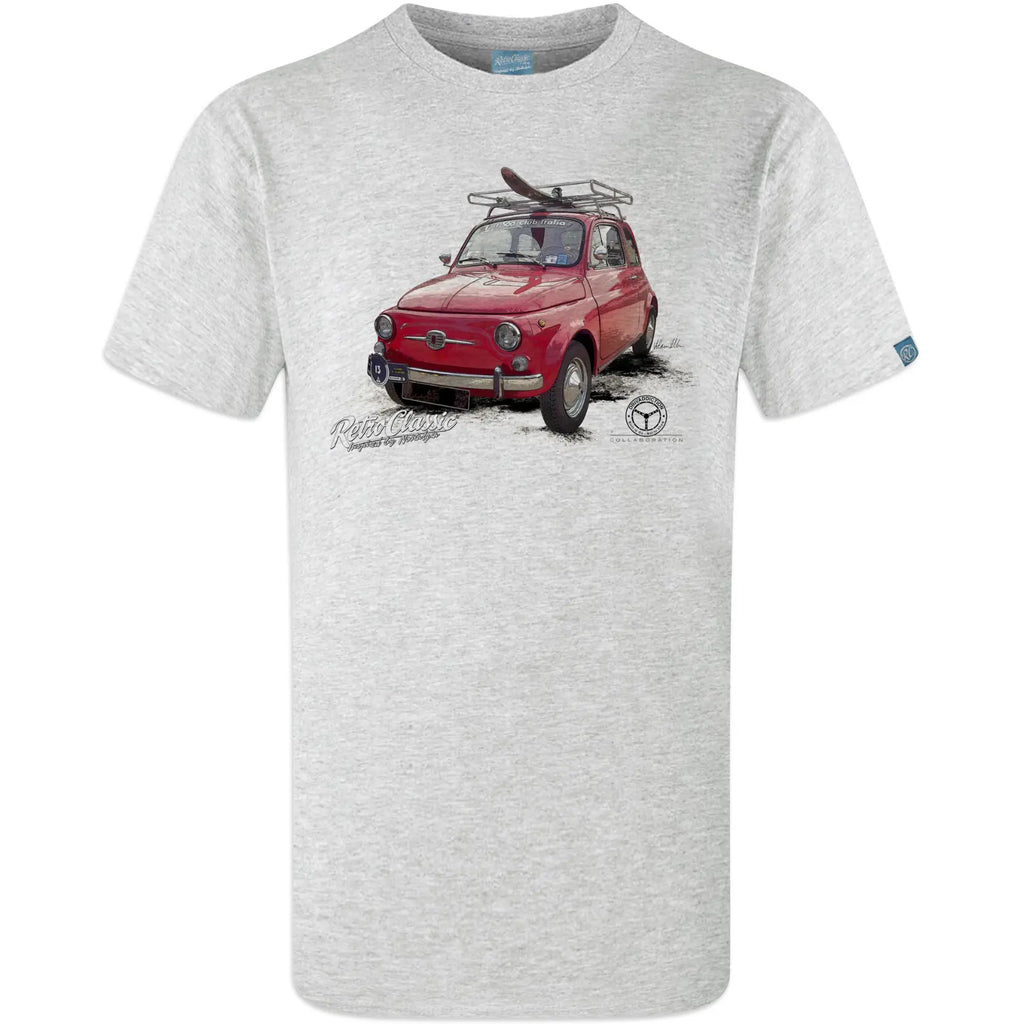 T-Shirt 1965 Fiat 500 Retro Classic carsandme.com