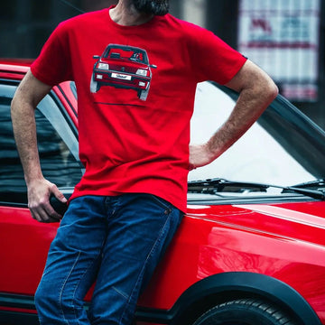 T-Shirt Airborne Rouge Petrolheart carsandme.com