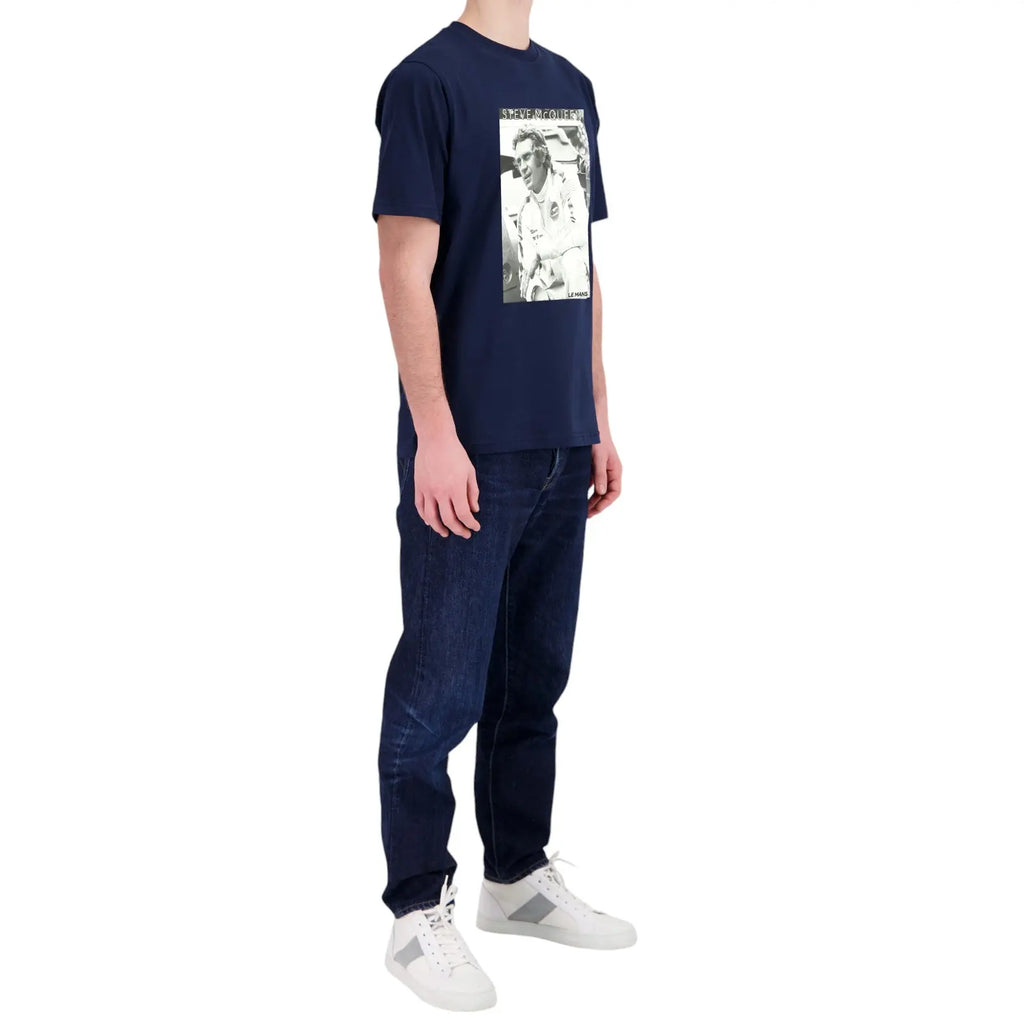 T-Shirt B&W Marine Steve McQueen carsandme.com