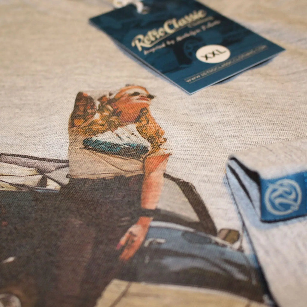 T-Shirt Chevrolet Camaro SS décapotable 1968 Retro Classic carsandme.com