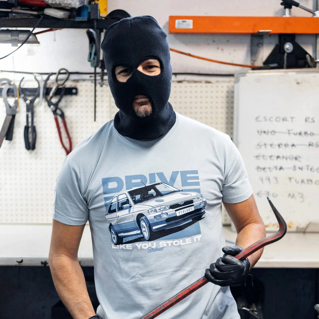 T-Shirt Drive bleu Petrolheart carsandme.com