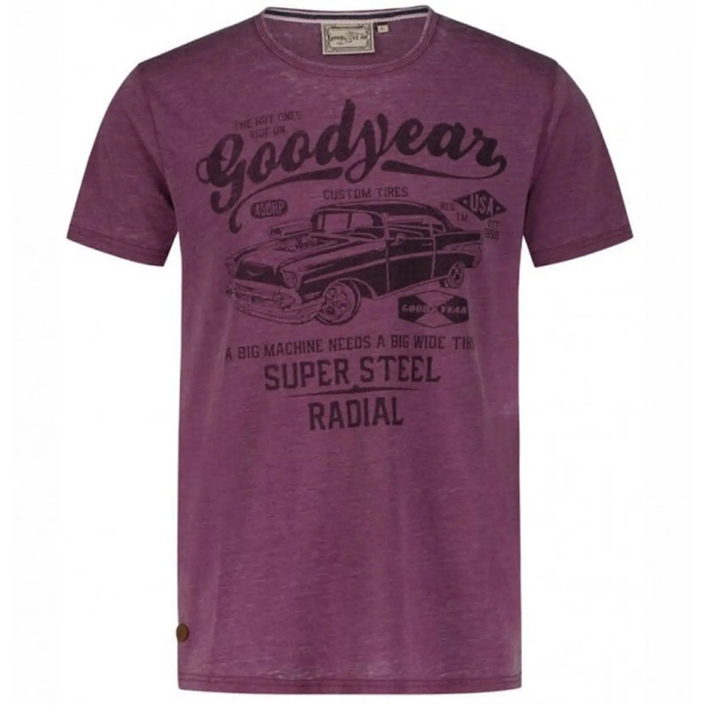 T-Shirt Elgin Rouge Goodyear carsandme.com