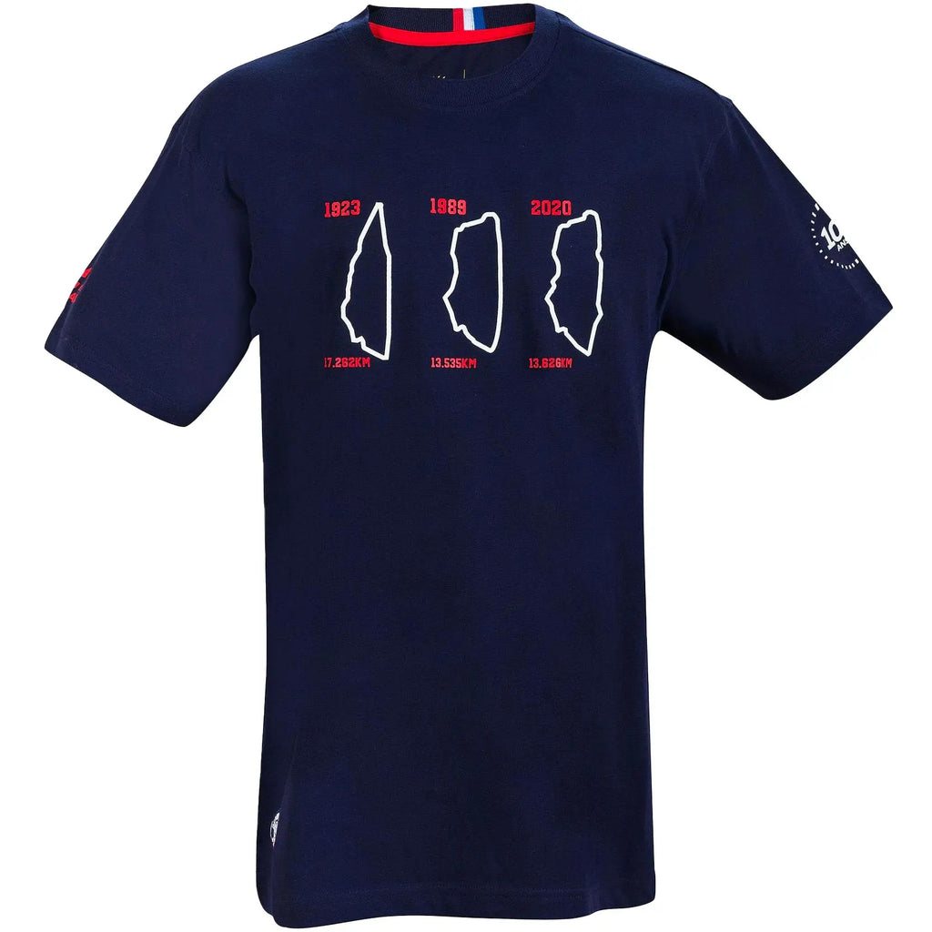 24H Le Mans T-Shirt Evolution Circuit Bleu | Cars and Me