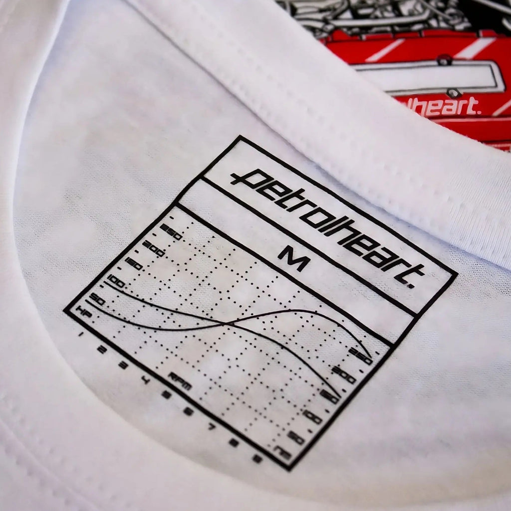 T-Shirt Japan's Finest Blanc Petrolheart carsandme.com