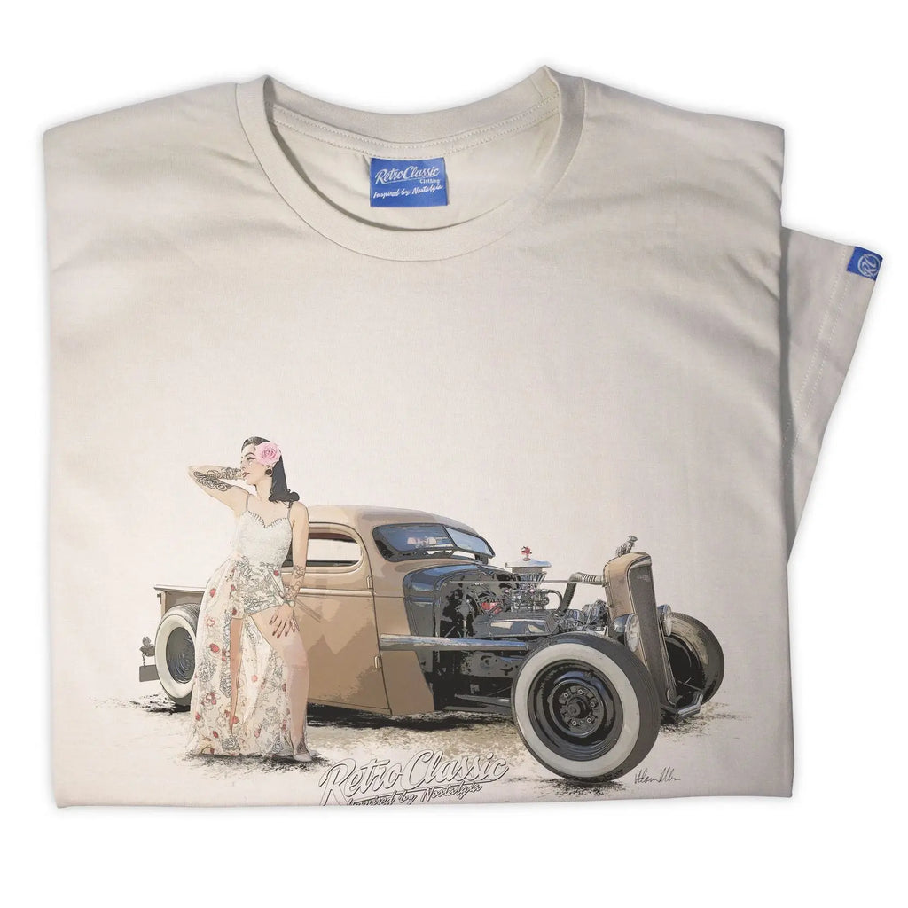 T-Shirt Kassy Buenrostro - 1946 Ratrod Chevy Truck Retro Classic carsandme.com