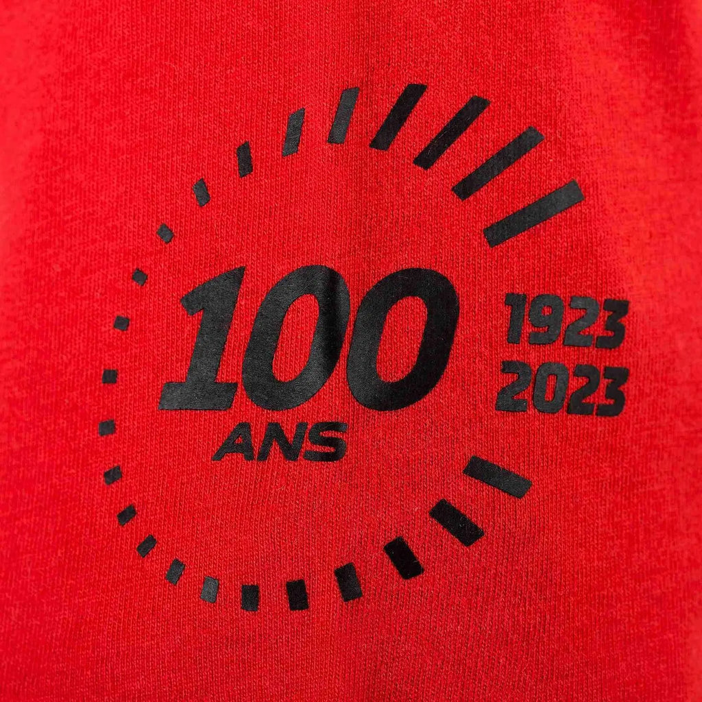 24H Le Mans T-Shirt Logo Vintage Rouge | Cars and Me