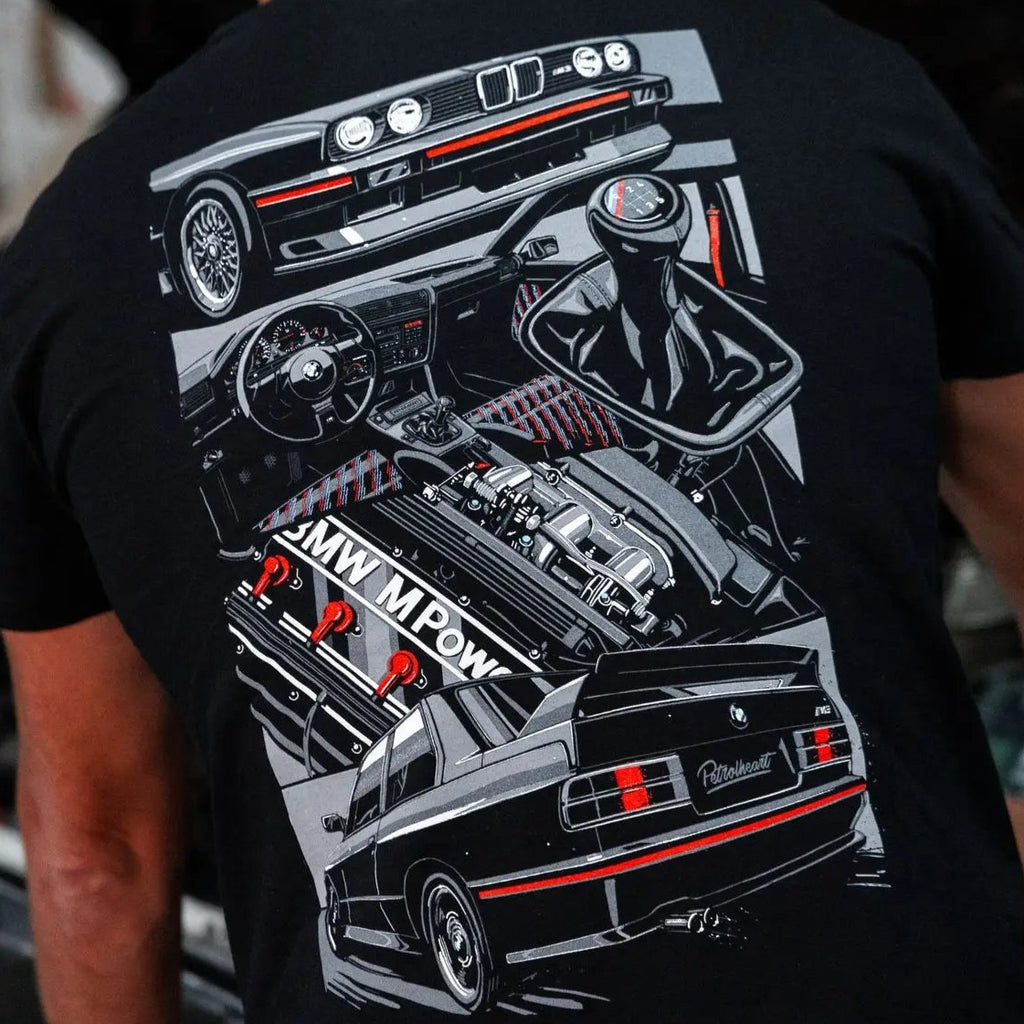 T-Shirt Motorsport Noir Petrolheart carsandme.com