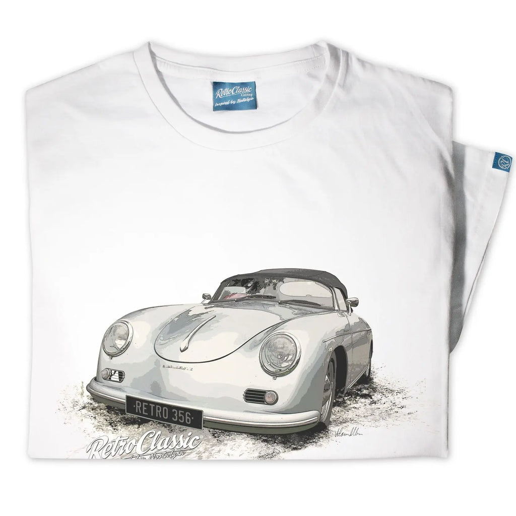 T-Shirt Porsche 356 Décapotable Retro Classic carsandme.com