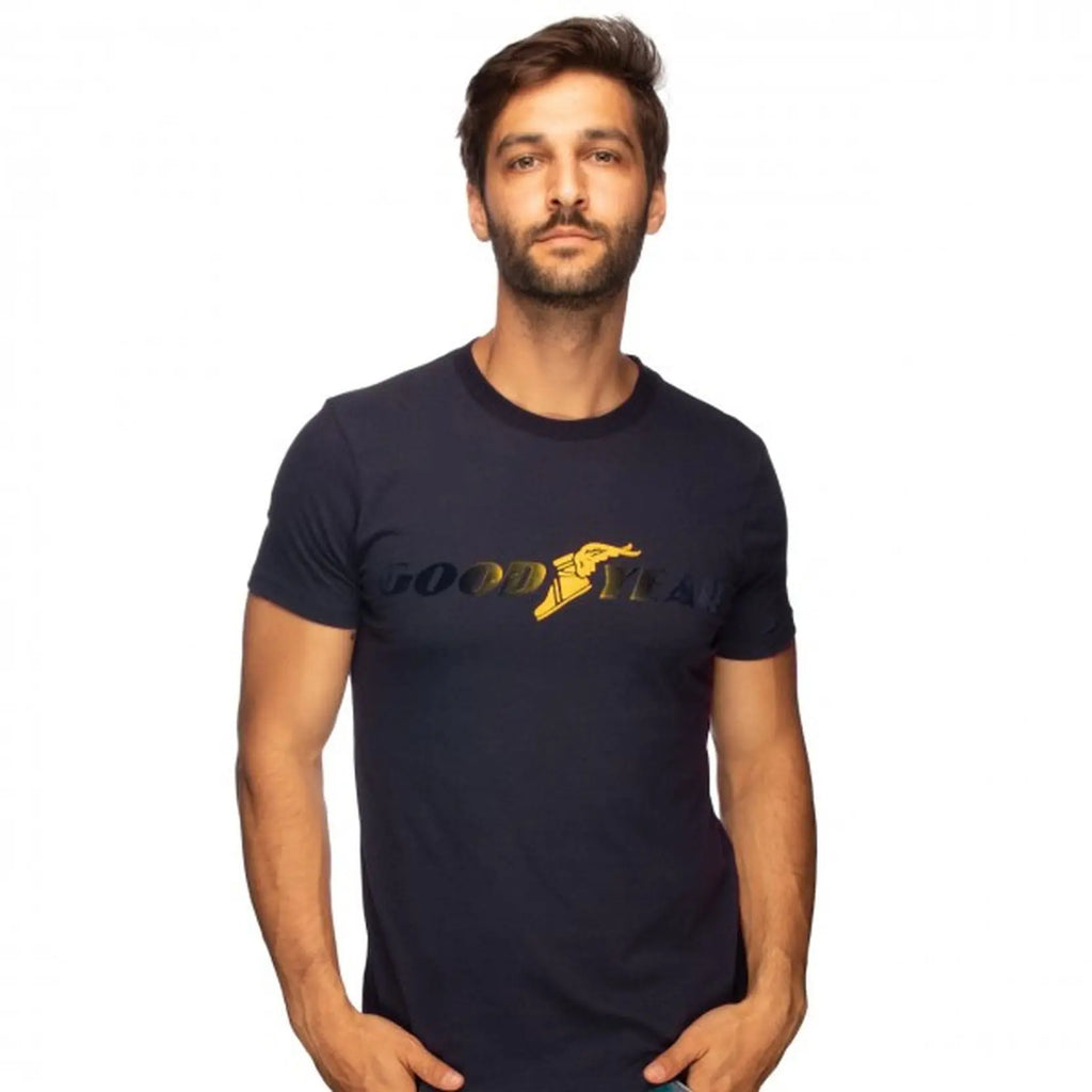 Goodyear T-Shirt Santa Cruz Bleu | Cars and Me
