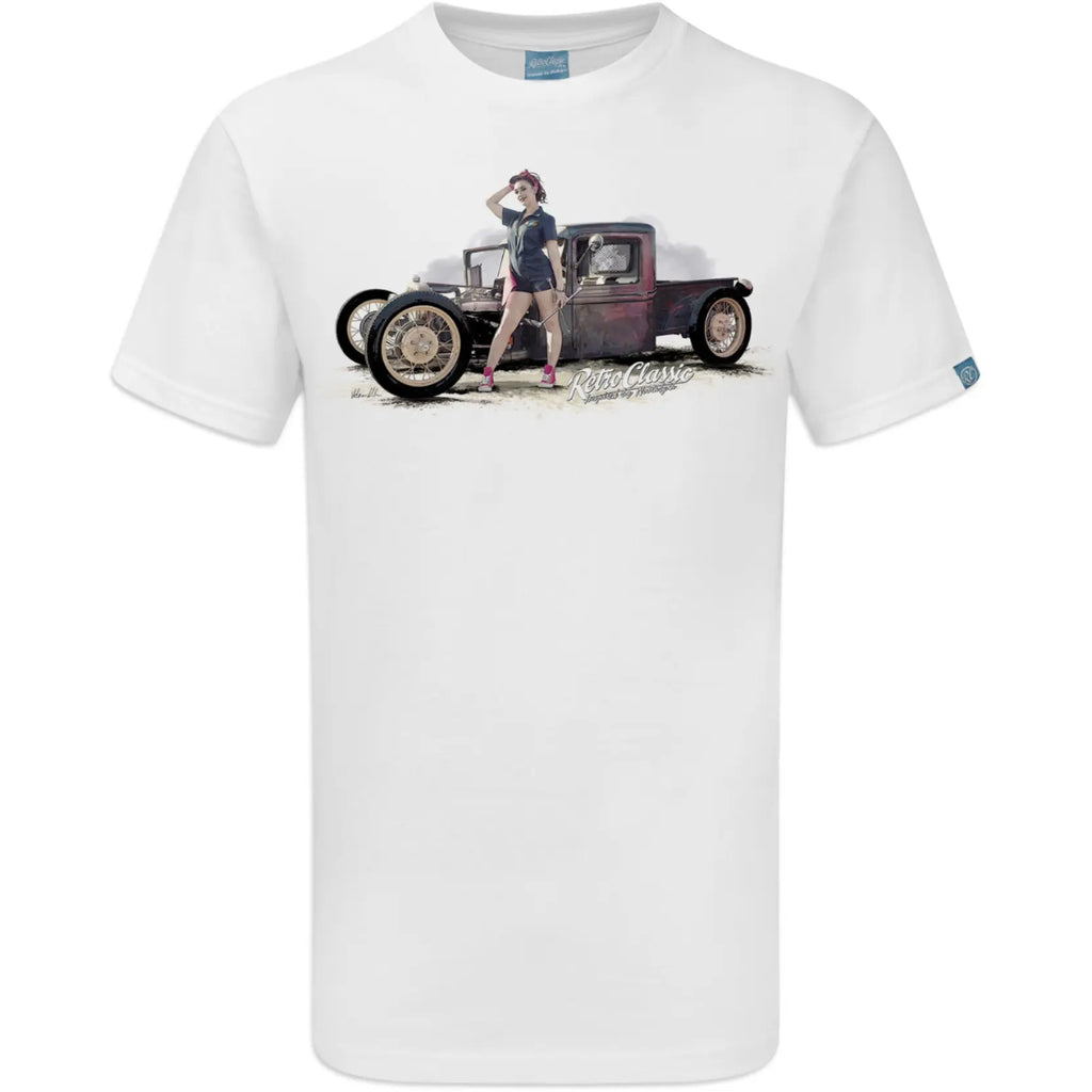 T-Shirt Skylar - Dirty Farm Truck Retro Classic carsandme.com