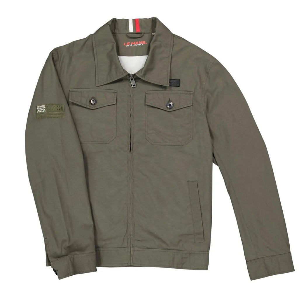 Veste Canvas Kaki 24h Le Mans carsandme.com