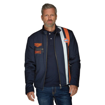 Veste Roadmaster Bleu Marine Grand Prix Originals carsandme.com