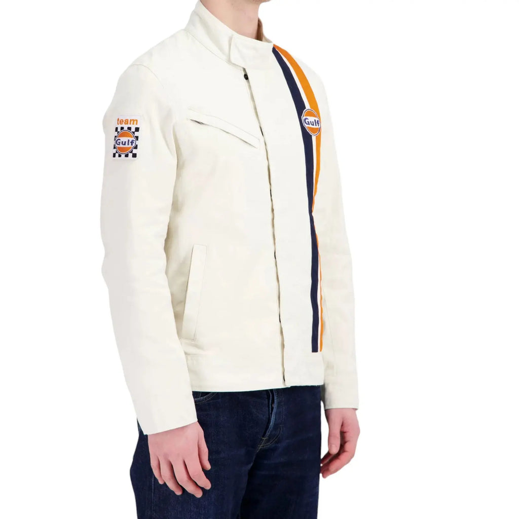 Veste Racing Timeless History Beige Gulf carsandme.com