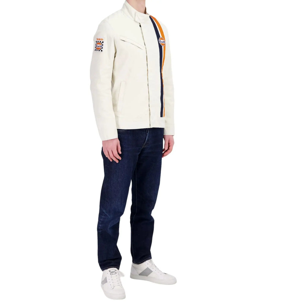 Veste Racing Timeless History Beige Gulf carsandme.com