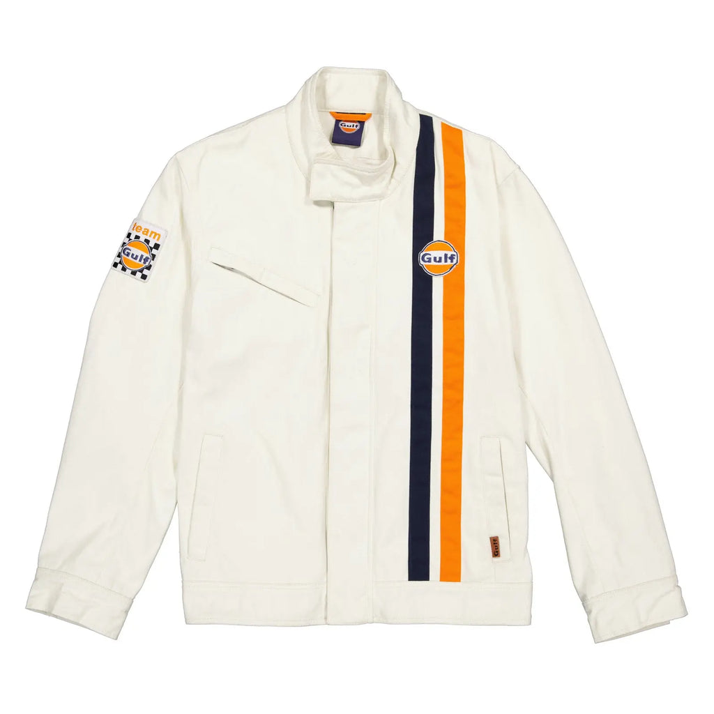 Veste Racing Timeless History Beige Gulf carsandme.com