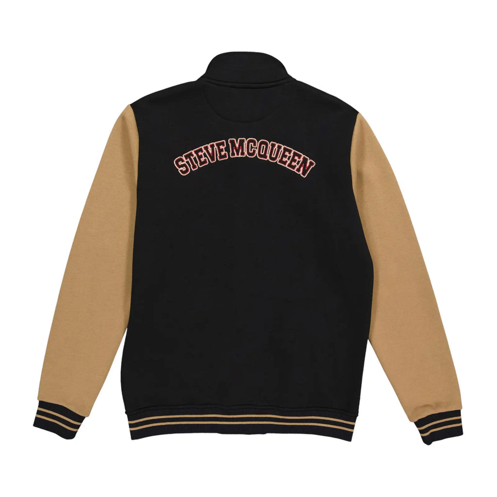 Veste Teddy Varsity Noir Steve McQueen carsandme.com