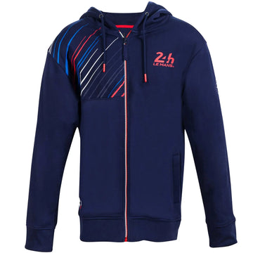 Veste à Capuche Zippé 24H Le Mans Bleu 24h Le Mans carsandme.com